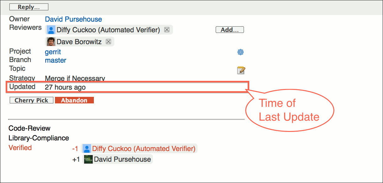 user review ui change screen change info last update