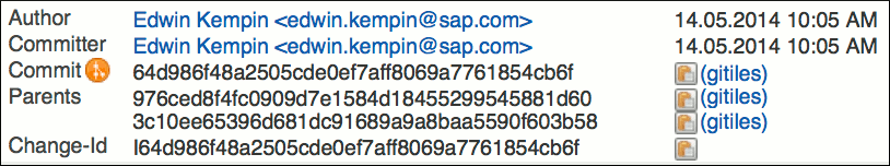 user review ui change screen commit info merge commit